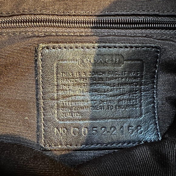 Vintage Coach Logo Hobo Shoulder Handbag - Picture 2 of 8